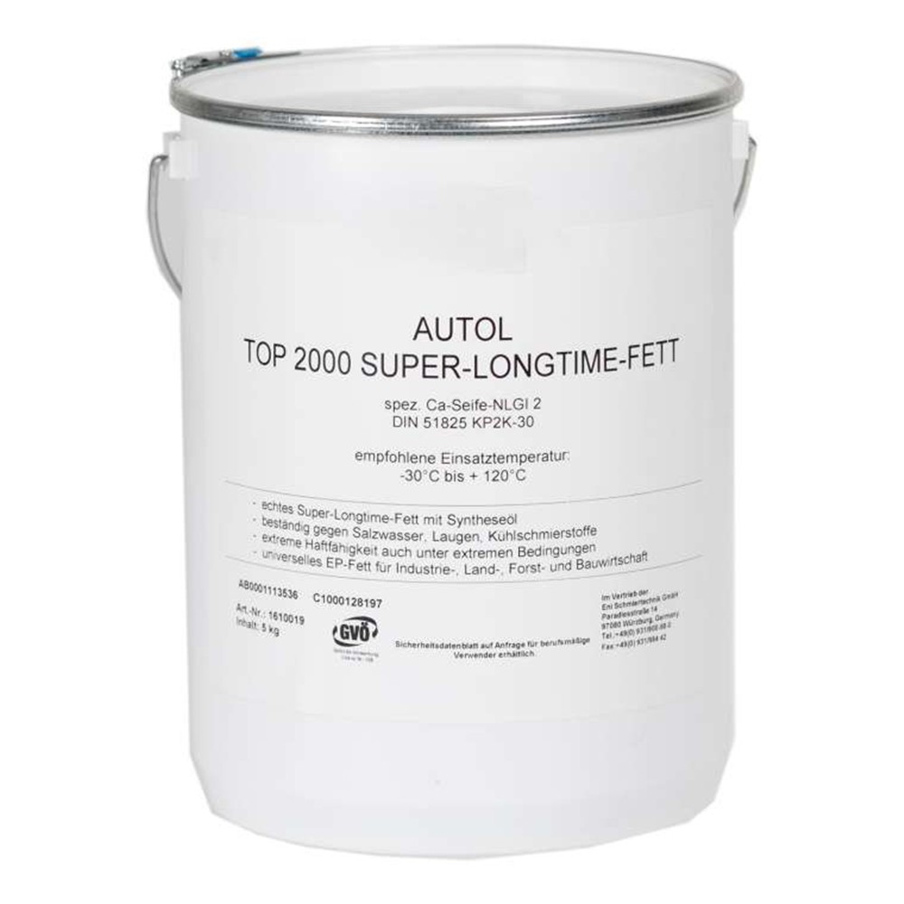 ENI  / AGIP AUTOL TOP  2000  Super-Longtime-Fett  5Kg - plastické mazivo, vazelina