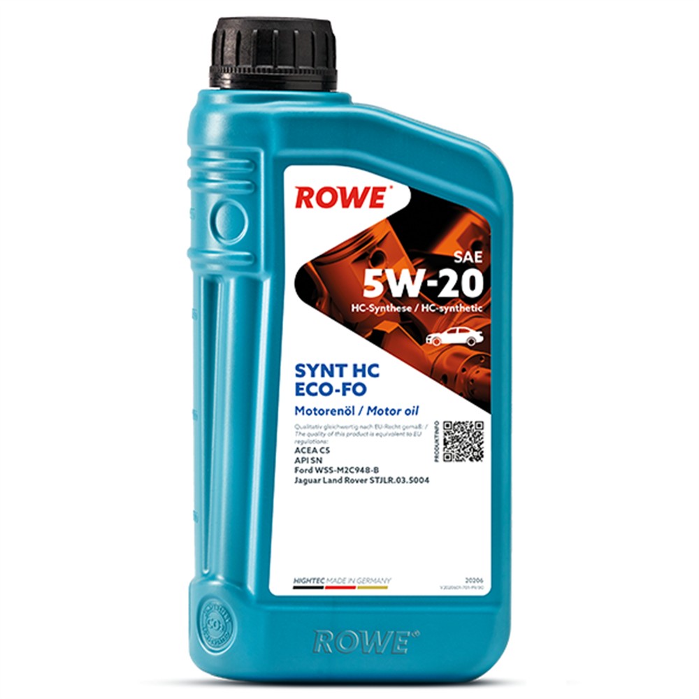 ROWE HIGHTEC SYNT HC ECO-FO SAE 5W-20 - 1 L Motorový olej pro FORD na bázi HC - syntetických olejů
